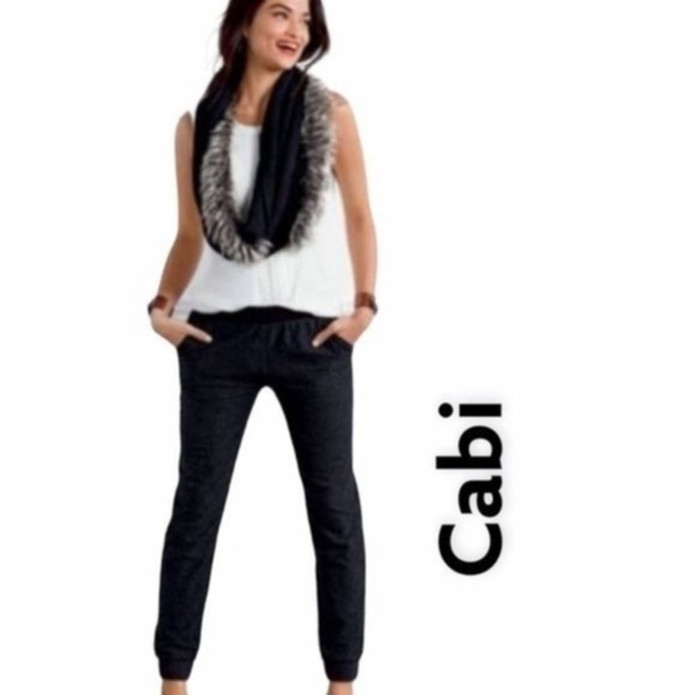 Cabi Black Lacey Track Pant Joggers
